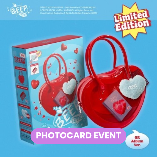 IZNA - Beep (Limited QR Album) + PHOTOCARD ✅