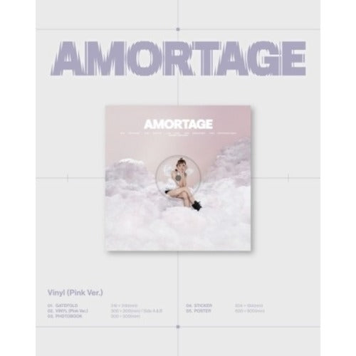 JISOO - AMORTAGE (VINYL PINK VER.) ✅