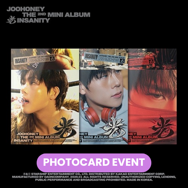 JOOHONEY - Insanity + PHOTOCARD ✅