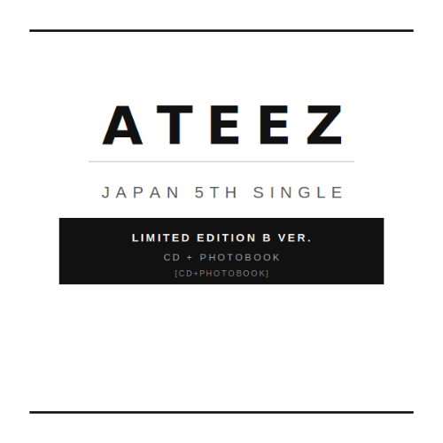[PREORDER] [JP] ATEEZ - Japan 5th Single (Limited Edition B Ver.)