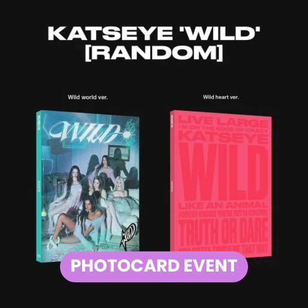 [PREORDER] KATSEYE - Wild + LUCKY DRAW PHOTOCARD