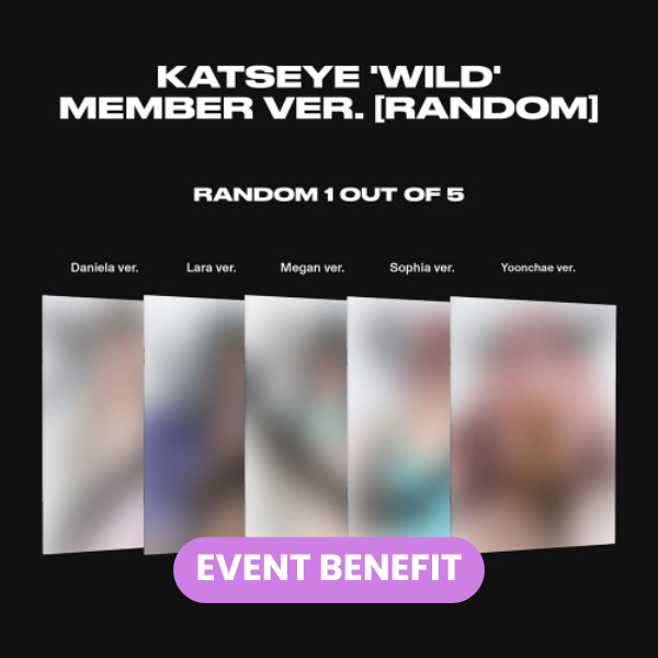 [PREORDER] KATSEYE - Wild (Member Ver.) + BENEFIT