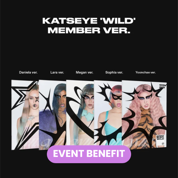 [PREORDER] KATSEYE - Wild (Member Ver.) + BENEFIT