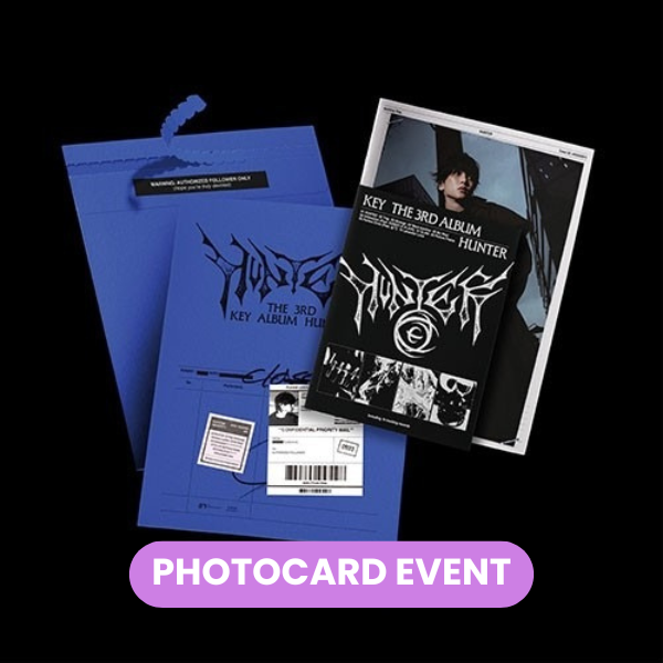 KEY - Hunter (Photobook Ver. / Archive Ver.) + PHOTOCARD ✅
