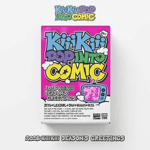 [PREORDER] KIIIKIII - 2026 Season's Greetings (KiiiKiii Pop Into Comic)