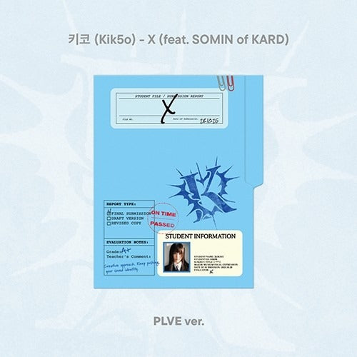 [PREORDER] KIK5O - X (Feat. Somin Of KARD) (PLVE Ver.)