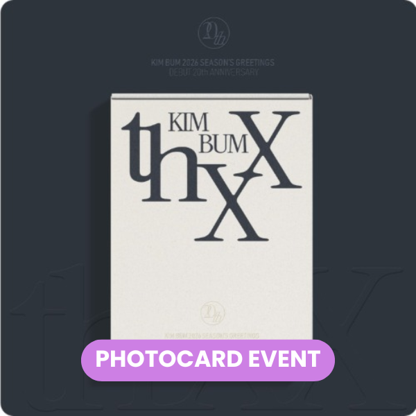 [PREORDER] KIM BUM - 2026 Season's Greetings (thXX) + PHOTOCARD