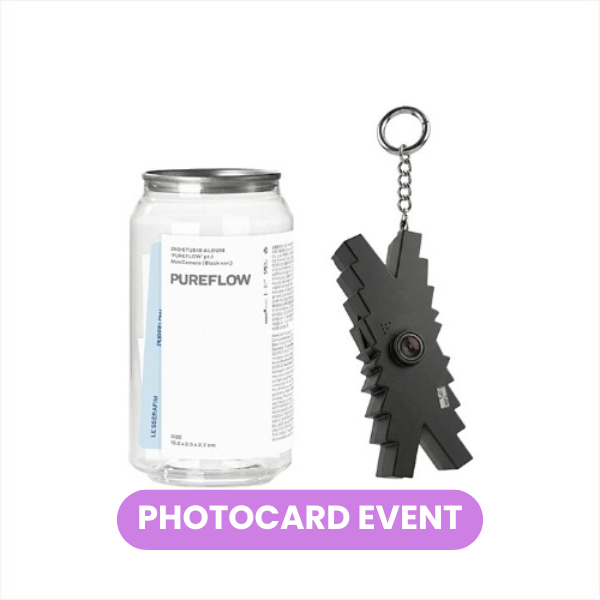 [PREORDER] LE SSERAFIM - Pureflow Pt.1 (Mini Camera Black Ver.) + PHOTOCARD