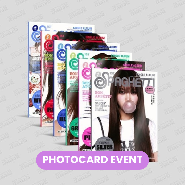 LE SSERAFIM - Spaghetti (Compact Ver.) + PHOTOCARD ✅