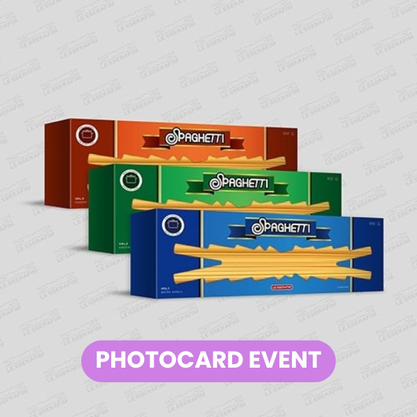 LE SSERAFIM - Spaghetti + PHOTOCARD ✅