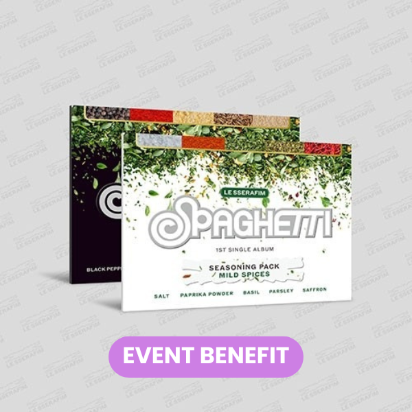 LE SSERAFIM - Spaghetti (Weverse Albums Ver.) + BENEFIT ✅