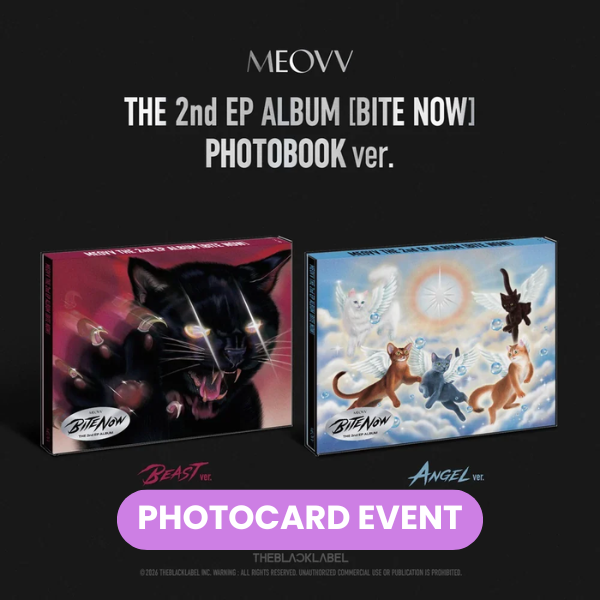[PREORDER] MEOVV - Bite Now (Photobook Ver.) + LUCKY DRAW PHOTOCARD