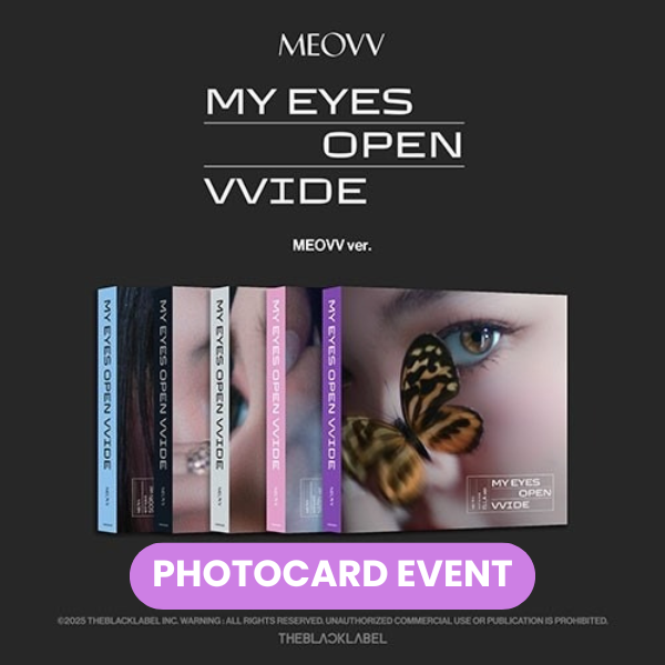 MEOVV - My Eyes Open Vvide (Meovv Ver.) + PHOTOCARD ✅