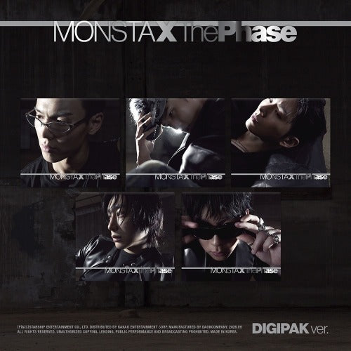 [PREORDER] MONSTA X - The Phase (Digipak Ver.)