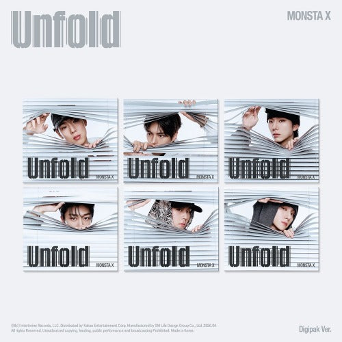MONSTA X - Unfold (Digipack Ver.) ✅