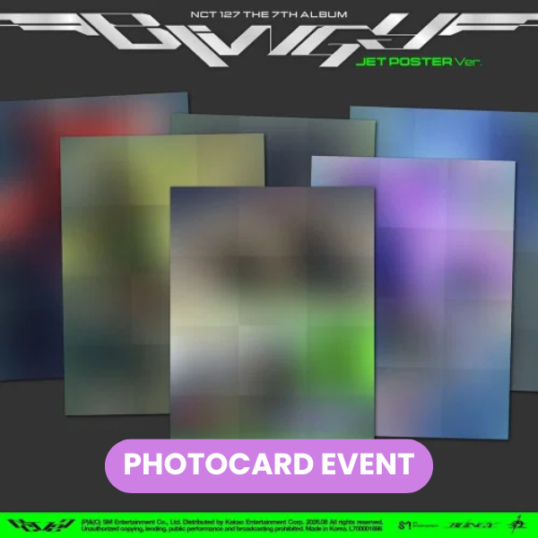 [PREORDER] NCT 127 - Blingy (Jet Poster Ver.) + PHOTOCARD