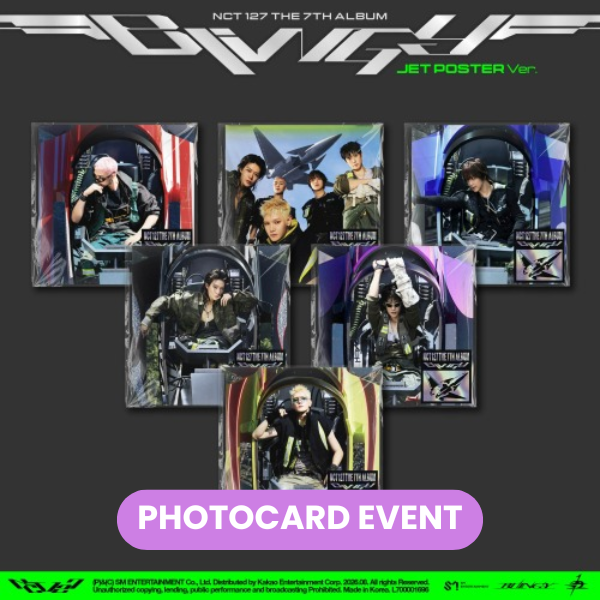 [PREORDER] NCT 127 - Blingy (Jet Poster Ver.) + PHOTOCARD