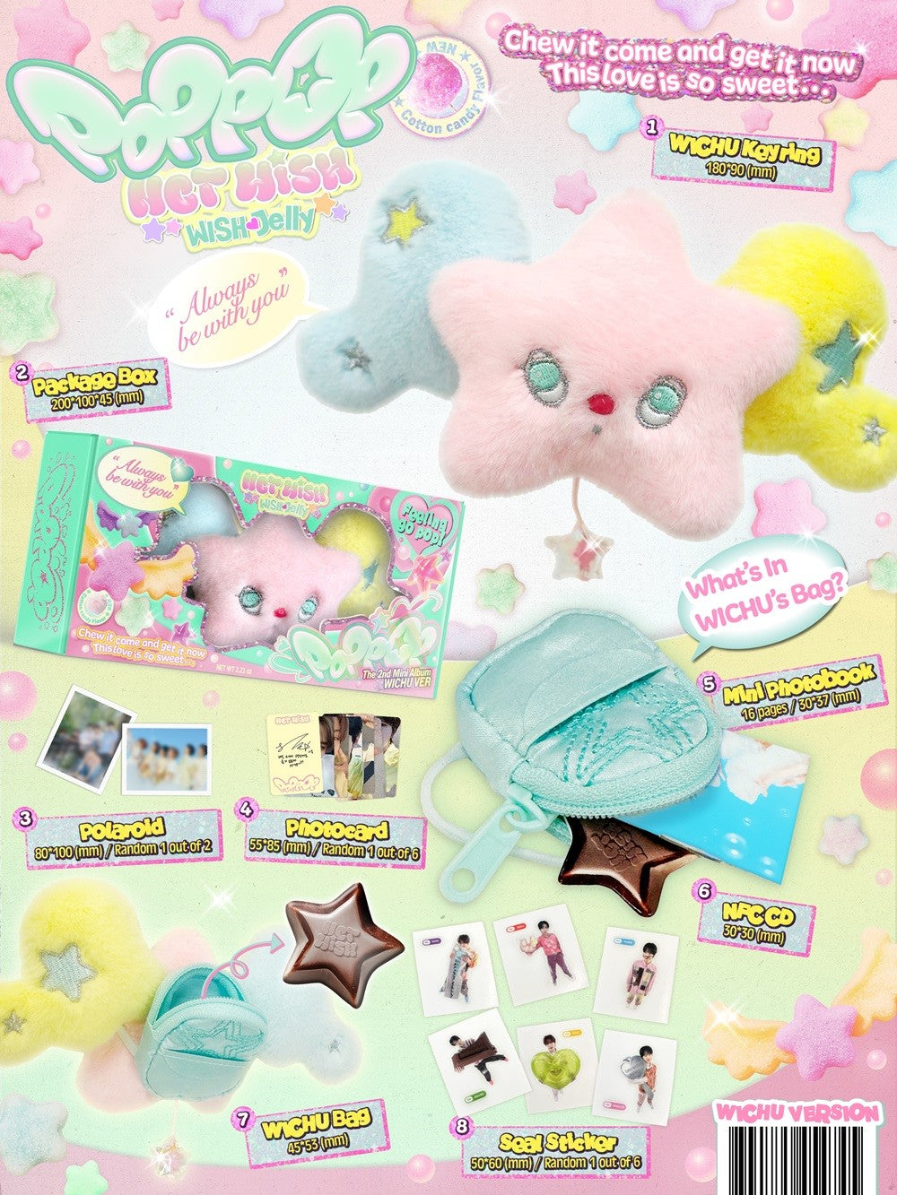 NCT WISH - POPPOP (WICHU VER.) ✅