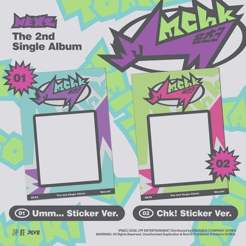 [PREORDER] NEXZ - Mmchk (Sticker Ver.)