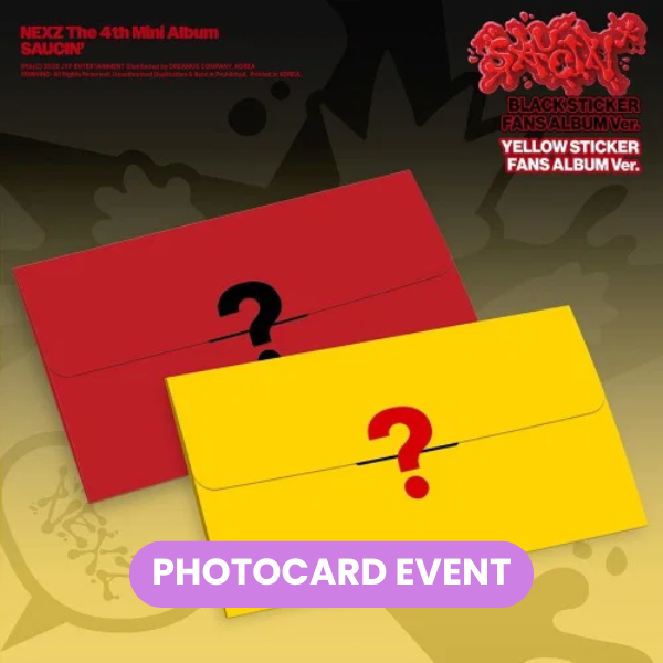 [PREORDER] NEXZ - Saucin' (Sticker Fans Album Ver.) + PHOTOCARD
