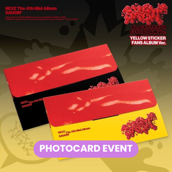 NEXZ - Saucin' (Sticker Fans Album Ver.) + PHOTOCARD ✅