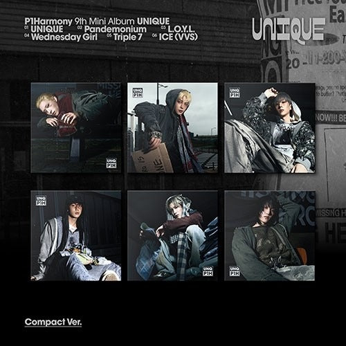 [PREORDER] P1HARMONY - Unique (Compact Ver.)