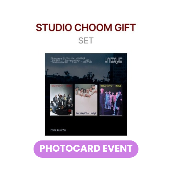 P1HARMONY - Unique (SET - Photobook Ver.) + STUDIO CHOOM GIFT ✅