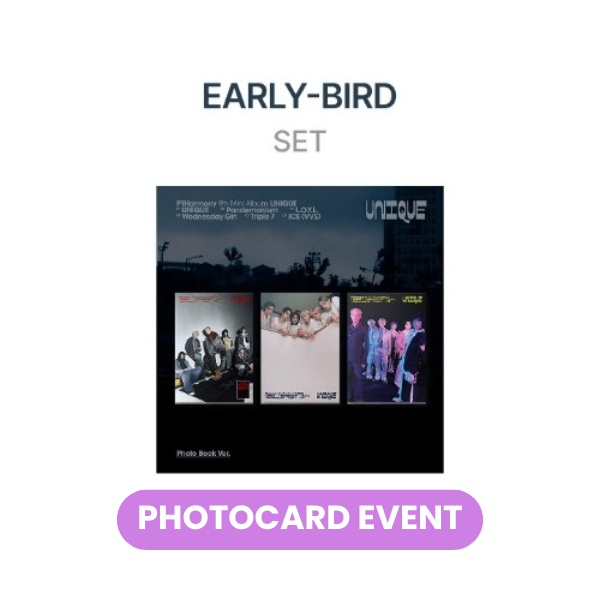 [PREORDER] P1HARMONY - Unique (SET - Photobook Ver.) + WEVERSE EARLY BIRD BENEFIT