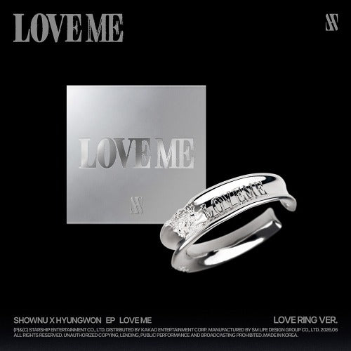 [PREORDER] SHOWNU X HYUNGWON - Love Me (Love Ring Ver.)