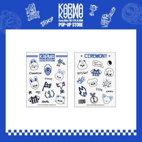 [PREORDER] STRAY KIDS - Karma Tattoo Sticker