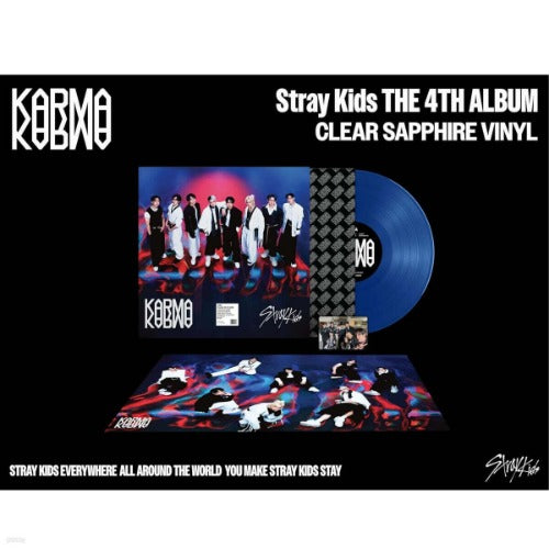 STRAY KIDS - Karma (Clear Sapphire Vinyl) ✅