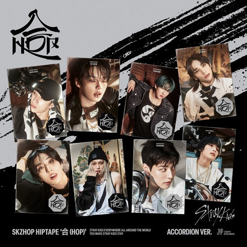 [PHOTOCARD 20/12] STRAY KIDS - SKZHOP HIPTAPE 合 (HOP) (ACCORDION VER.) + PHOTOCARD GIFT ✅
