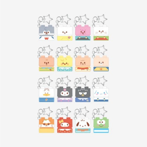 [PREORDER] STRAY KIDS - SKZOO X SANRIO Secret Block Stamp (RANDOM)