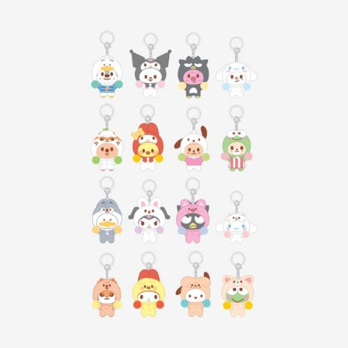 [PREORDER] STRAY KIDS - SKZOO X SANRIO Secret Flocked Figure Keyring (Cheer Up Ver.) (RANDOM)