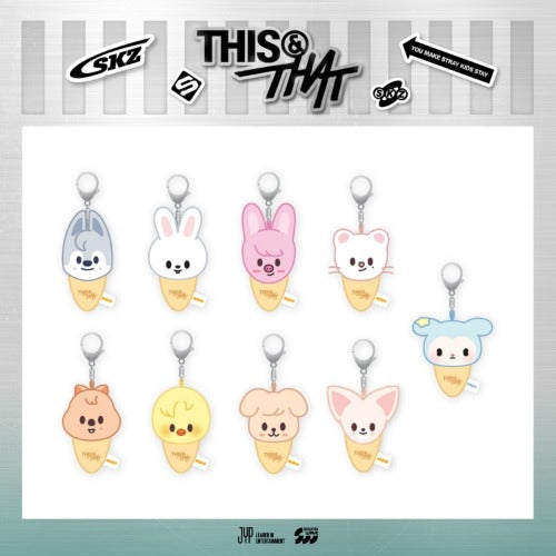 [PREORDER] STRAY KIDS - This & That - Plush Keyring Icecream Ver.