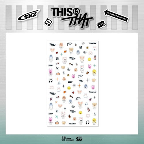 [PREORDER] STRAY KIDS - This & That - SKZOO Micro Sticker