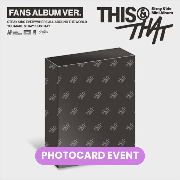 [PREORDER] STRAY KIDS - This & That (Fans Album Ver.) + PHOTOCARD