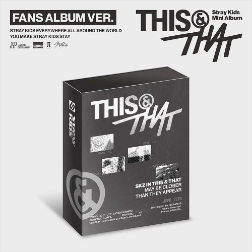 [PREORDER] STRAY KIDS - This & That (Fans Album Ver.)