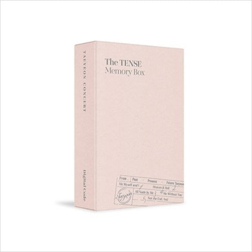 [PREORDER] TAEYEON - Concert: The Tense Memory Box (Digital Code)