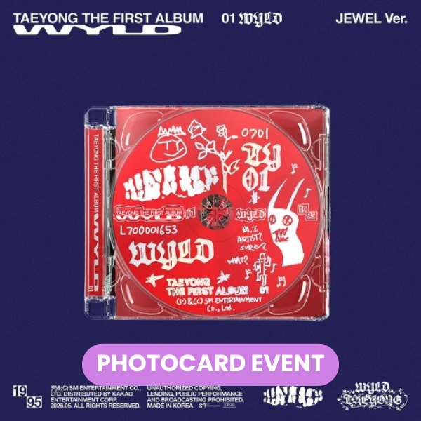 [PREORDER] TAEYONG - Wyld (Jewel Case Ver.) + LUCKY DRAW PHOTOCARD