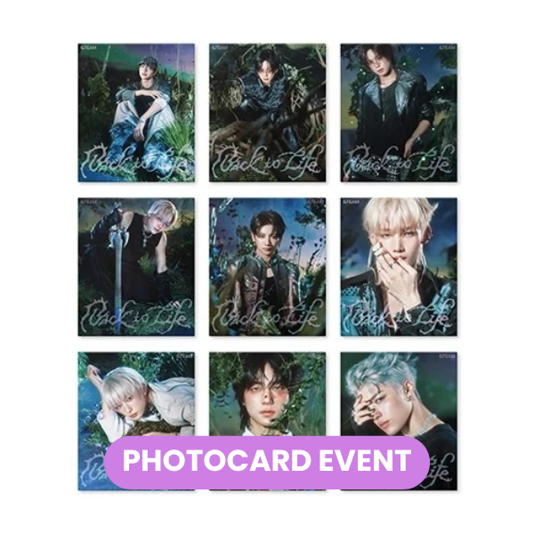 &TEAM - Back To Life (Roar Ver.) + SHOWCASE LIVE PHOTOCARD ✅