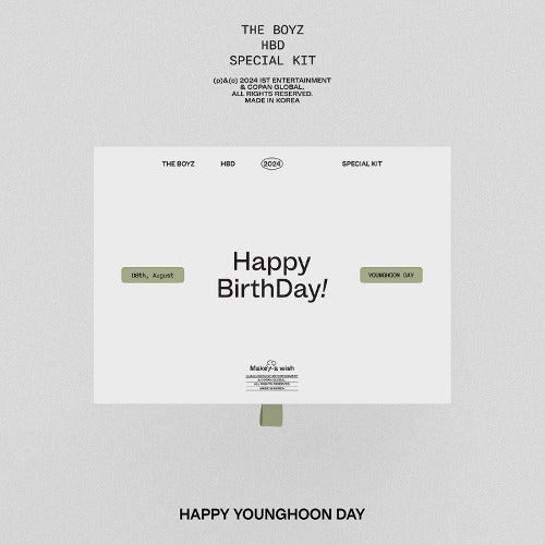 THE BOYZ - HBD YOUNGHOON SPECIAL KIT ✅