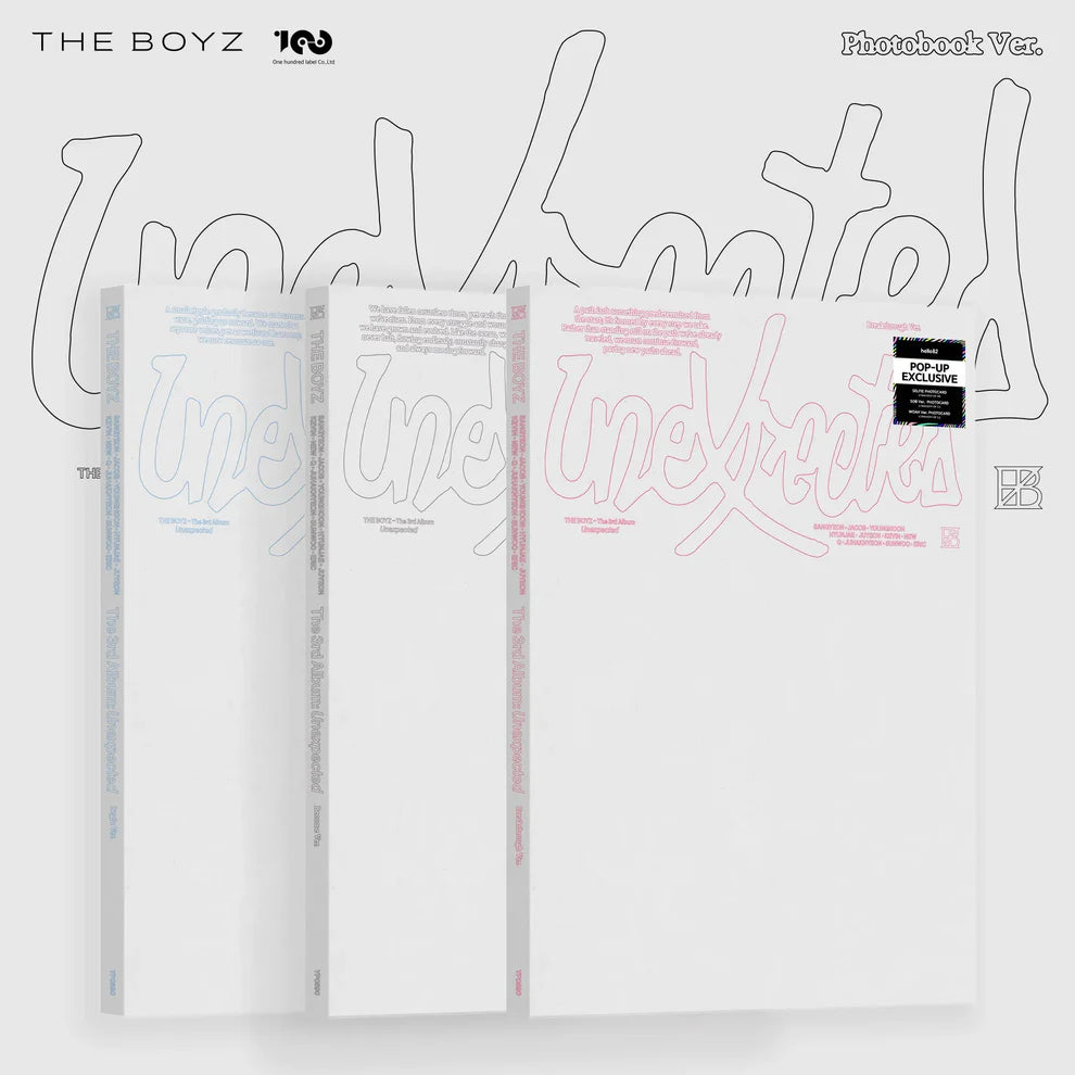 [hello82] THE BOYZ - Unexpected (Photobook Ver.) POP-UP Exclusive ✅