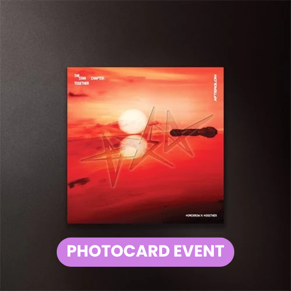 [PREORDER] TOMORROW X TOGETHER (TXT) - The Star Chapter: Together (Afterglow Ver.) + SHOWCASE LIVE PHOTOCARD