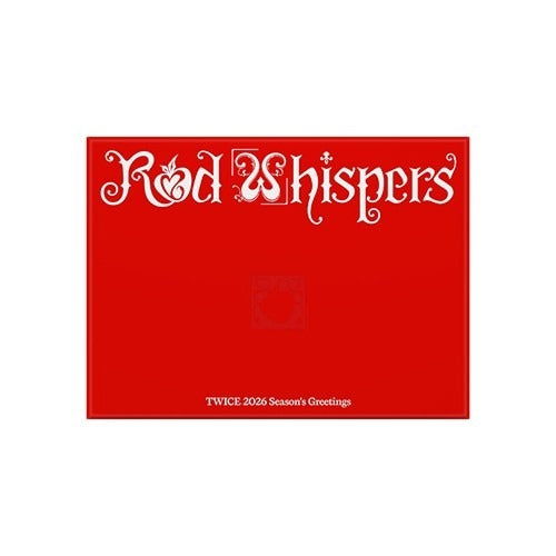[PREORDER] TWICE - 2026 Season's Greetings (Red Whispers)