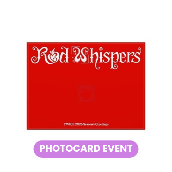[PREORDER] TWICE - 2026 Season's Greetings (Red Whispers) + PHOTOCARD