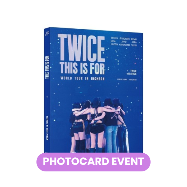 [PREORDER] TWICE - This Is For - World Tour In Incheon (Blu-Ray) + PHOTOCARD