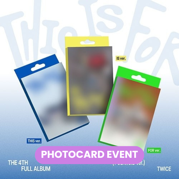 TWICE - This Is For (Polaroid Ver.) + PHOTOCARD ✅