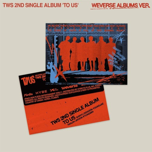 [PREORDER] TWS - To Us (Weverse Albums Ver.)