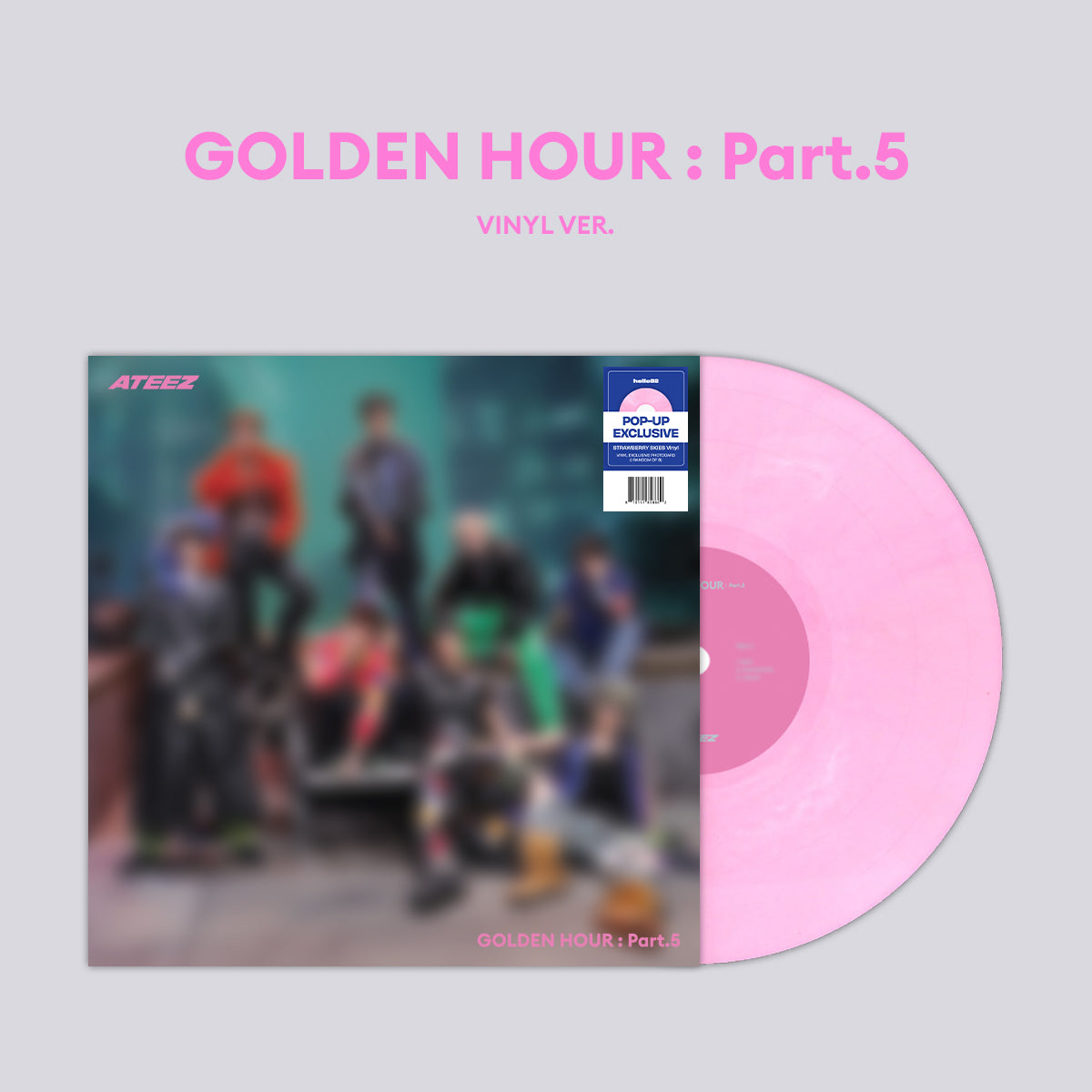 ATEEZ - GOLDEN HOUR : Part.5 (VINYL VER.) - POP-UP Exclusive ✅